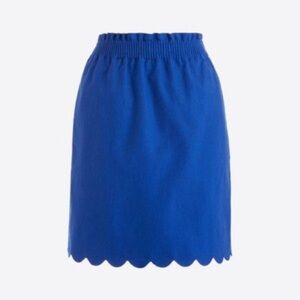 J.Crew Scalloped sidewalk skirt